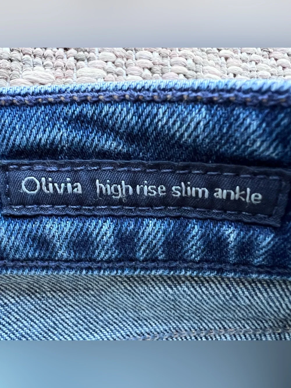 Citizens of Humanity Olivia Slim Ankle Jeans 27 High Rise Blue Denim